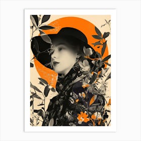 Woman In A Hat 51 Art Print