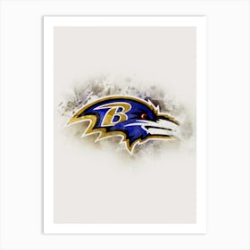 Baltimore Ravens 3 Art Print