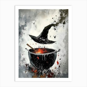 Witch Hat Canvas Print Art Print