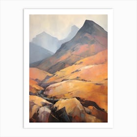 Bowfell England 1 Mountain Painting Art Print