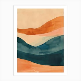 Abstract Landscape Painting 11 Art Print