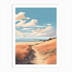 The Saxon Shore Way England 3 Hiking Trail Landscape Art Print