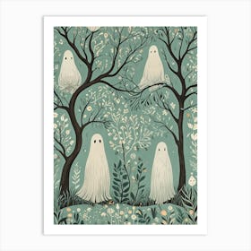 Ghosts In The Trees Art Print