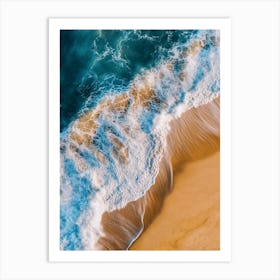 Beach Sand And Waves 1 Art Print