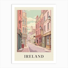 Vintage Travel Poster Ireland Art Print