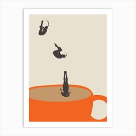 Dive In Coffee Art Print