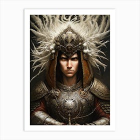 Chinese Warrior Art Print