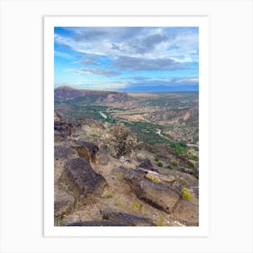 White Rock Overlook Park, New Mexico 1 - Vertical Art Print