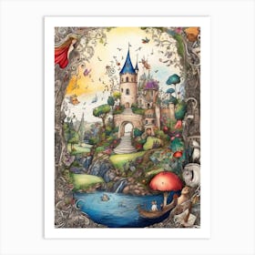 Fairytale Castle 4 Art Print