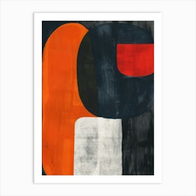 'P' Abstract Painting Art Print