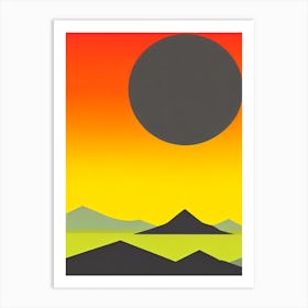 Amboró National Park Bolivia Retro Two Tone Art Print