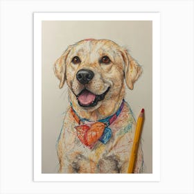 Labrador Retriever 2 Art Print