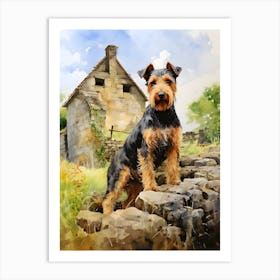 Old Stone Farm Warm Tones 21 Art Print