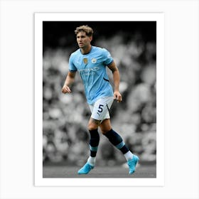 John Stones Of Manchester City Art Print