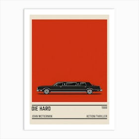 Die Hard Car Art Print