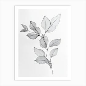 Leaves Art Print