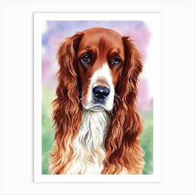 Cocker Spaniel 3 Watercolour Dog Art Print