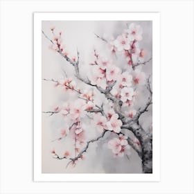 Cherry Blossom Painting 8 Art Print