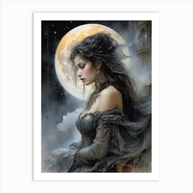 Full Moon Art Print