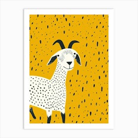 Yellow Goat 1 Art Print