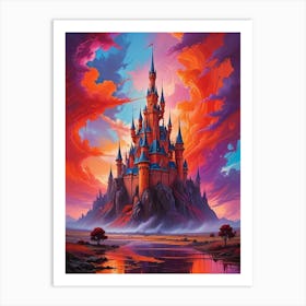 Disney Castle 3 Art Print