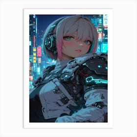 Anime Girl 3 Art Print