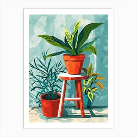 Potted Plants 2 Art Print