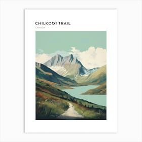 Chilkoot Trail Canada 3 Hiking Trail Landscape Poster Art Print