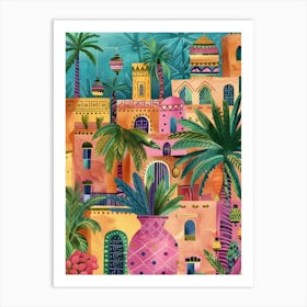 Moroccan Village 6 Art Print