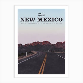 Visit New Mexico Art Print