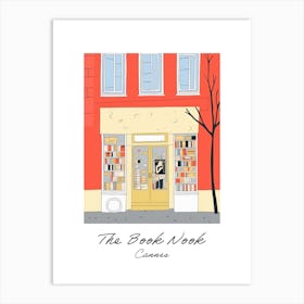 Cannes The Book Nook Pastel Colours 2 Poster Art Print