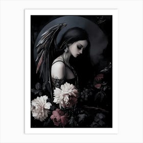 Gothic Angel Art Print