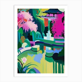 Lan Su Chinese Garden, 1, Usa Abstract Still Life Art Print