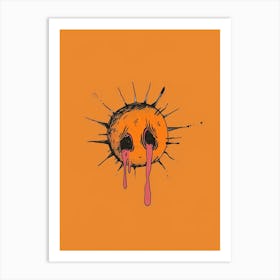 Sun Face Art Print