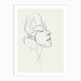 Portrait Of A Woman Art Print