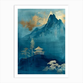 Asian Landscape Canvas Print 2 Art Print