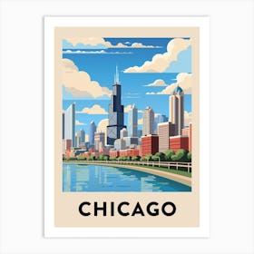 Chicago Travel Poster 15 Art Print