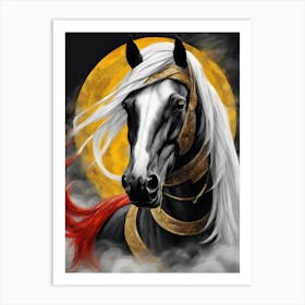 Horse Of The Gods Art Print