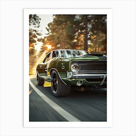 Plymouth Challenger Art Print