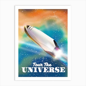 Tour The Universe Space Art Art Print