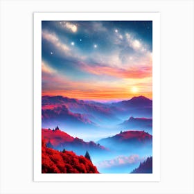 Landscape Painting 53 Art Print