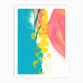 Summer Vibes Abstract 4 Art Print