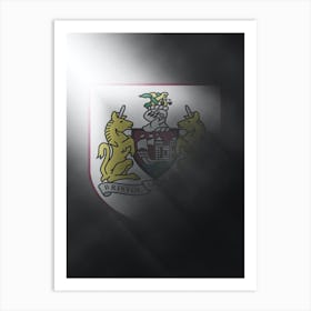 Bristol City Football Poster Art Print