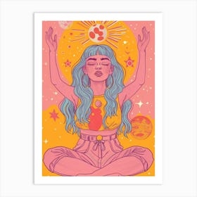 Yogi Girl 1 Art Print