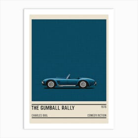 The Gumball Rally Movie Car Art Print