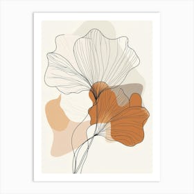 Abstract Flower 6 Art Print