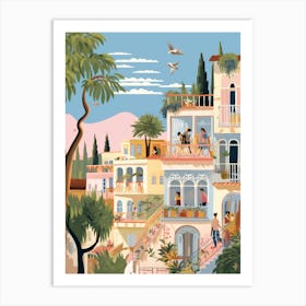 Izmir Turkey 5 Illustration Art Print