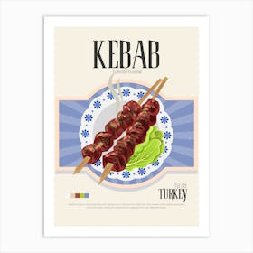 Kebab Art Print