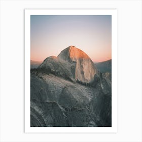 Warm Mountain Sunset Art Print