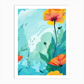 Poppies 54 Art Print